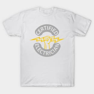 Certified electrician T-Shirt